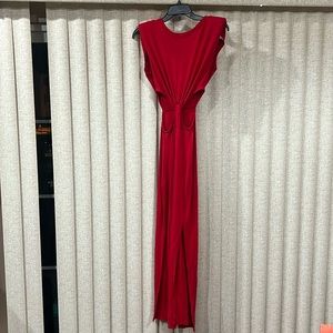 Vestique, small, red maxi dress